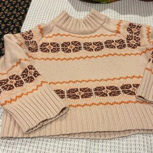 Madewell fairs isles pull over sweater small